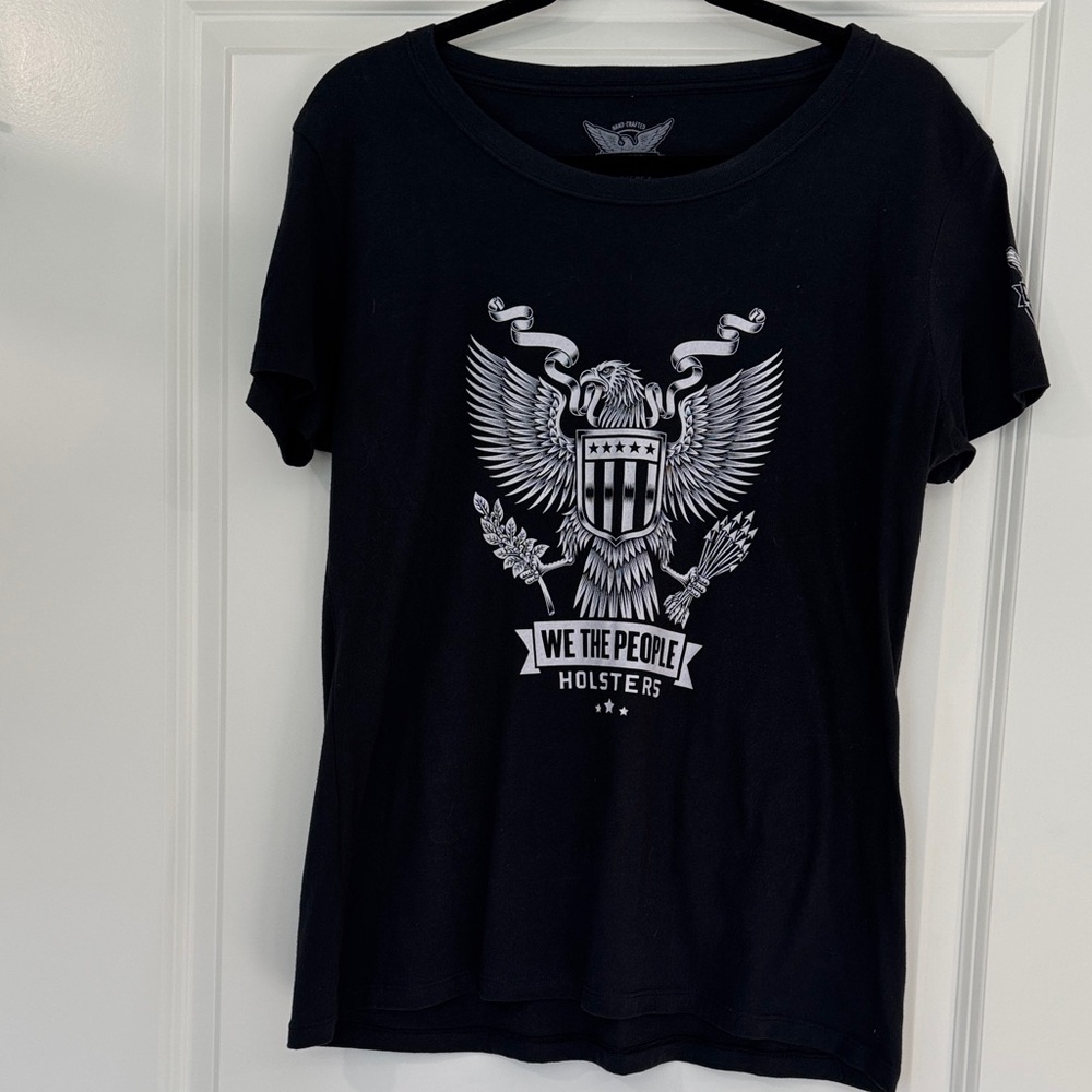 Black Graphic Short Sleeve Tee